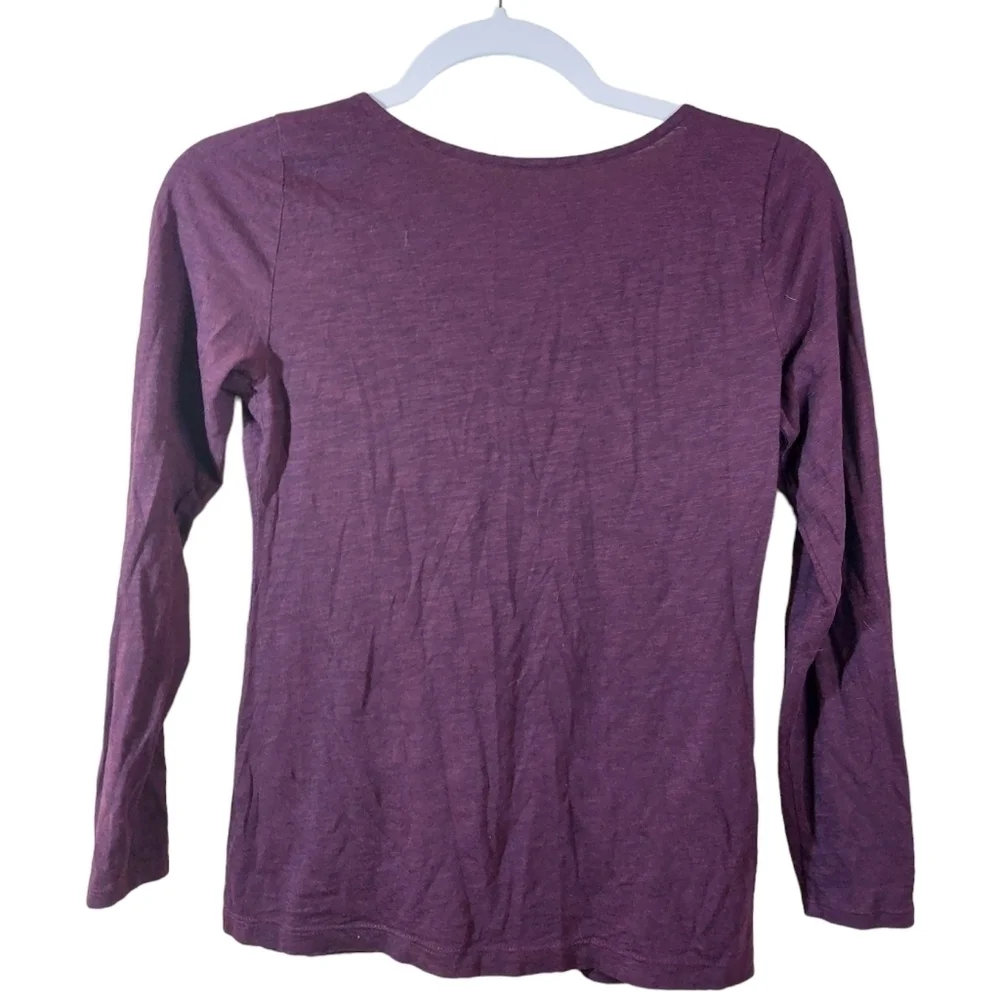 Loft Ladies Long Sleeve Scoop Neck Top- XSP